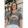 T-shirt Florida Arc Gris Vintage pour Femme | Fabulous Island