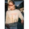 Pull Raglan Hiver Femme Creme Aerobic