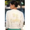 Sweat Crop Ecru Be Cool Mélange Coton Bio Polyester Recyclé