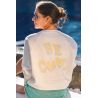 Sweat Crop Ecru Be Cool Mélange Coton Bio Polyester Recyclé