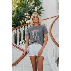 T-SHIRT VINTAGE FEMME AREOBIC