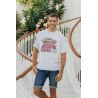 T-Shirt Oversize Allstar Écru pour Homme inspiré par Superdry