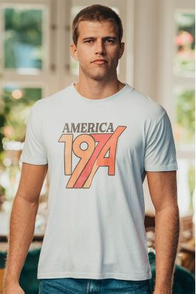 T-SHIRT VINTAGE HOMME AMERICA