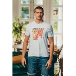 T-SHIRT VINTAGE HOMME AMERICA