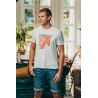 T-shirt America Ecru Vintage pour Homme | Fabulous Island