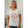 T-Shirt Vintage Écru "Beach Girls" pour Femme | Fabulous Island