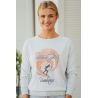 Pull Raglan Ecru Beach Girls pour Femme | Fabulous Island