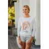 Pull Raglan Ecru Beach Girls pour Femme | Fabulous Island