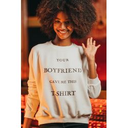 Sweat Crop Ecru Boyfriend