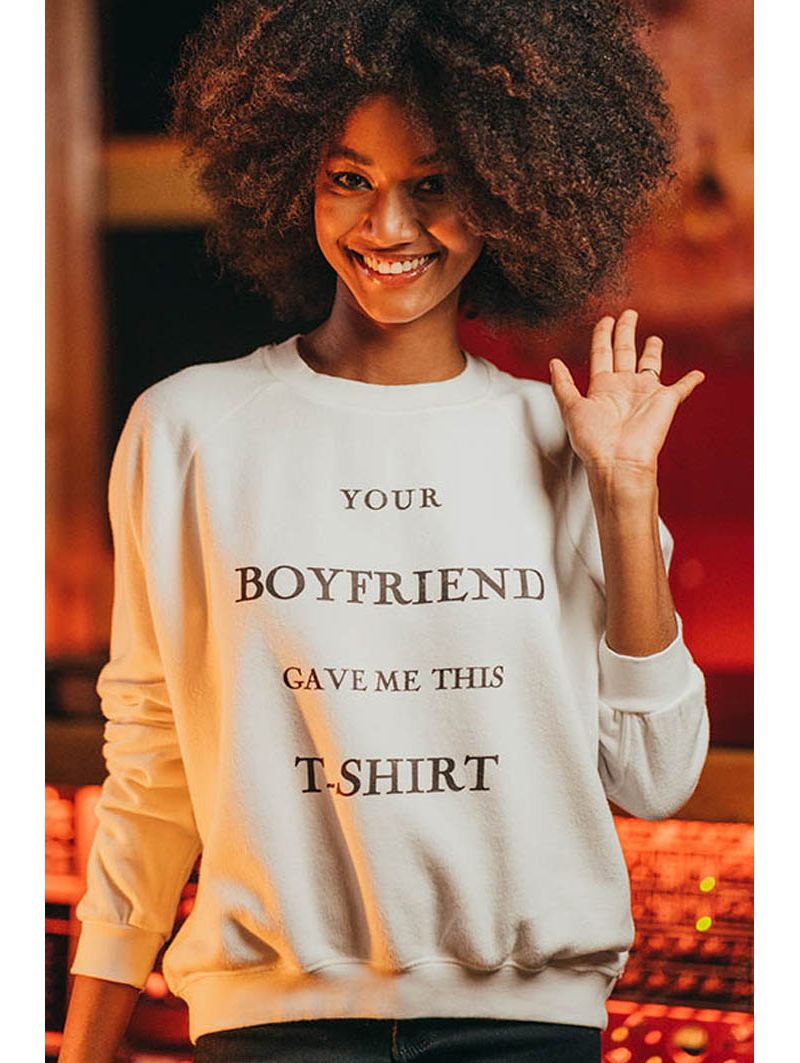 copy of T-shirt Oversize Femme Blanc Boyfriend