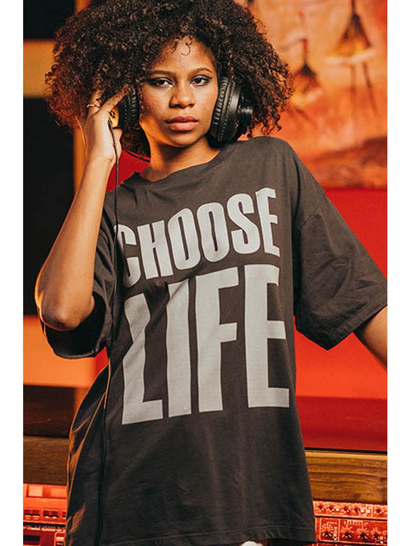 T-shirt Choose Life Antra Oversize pour Femme | Fabulous Island