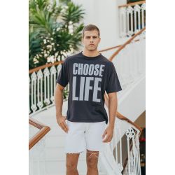 T-shirt Oversize Homme Antra Choose Life