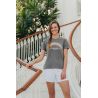 T-shirt Florida Arc Gris Vintage pour Femme | Fabulous Island