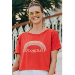 Crop Top Rouge Florida Arc