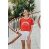 Crop Top Florida Arc Rouge pour Femme | Fabulous Island