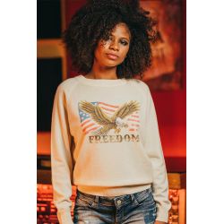 Pull Raglan Hiver Creme Freedom