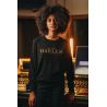 Pull Raglan Hiver Femme Noir Harlem Mélange Laine Cashemere Recyclé