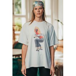 T-shirt Oversize Femme Ecru Iconic