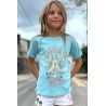 T-shirt Vert Keep Rolling pour Enfant en Coton Bio | Fabulous Island