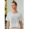 Crop top blanc long board Leon & Harper pour Femme - Coton Bio