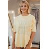 T-shirt Oversize Jaune Long Board Anine Bing pour Femme | Fabulous Island