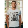 T-shirt Vintage Homme Blanc Mick