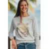 Pull Raglan Printemps Femme Ecru Wake Up