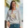 Pull Raglan Printemps Femme Ecru Wake Up