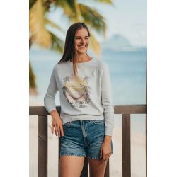 Pull Raglan Printemps Femme Ecru Wake Up