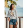 Pull Raglan Printemps Femme Ecru Wake Up