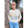 Women's Winter Raglan Sweater Cream Summer