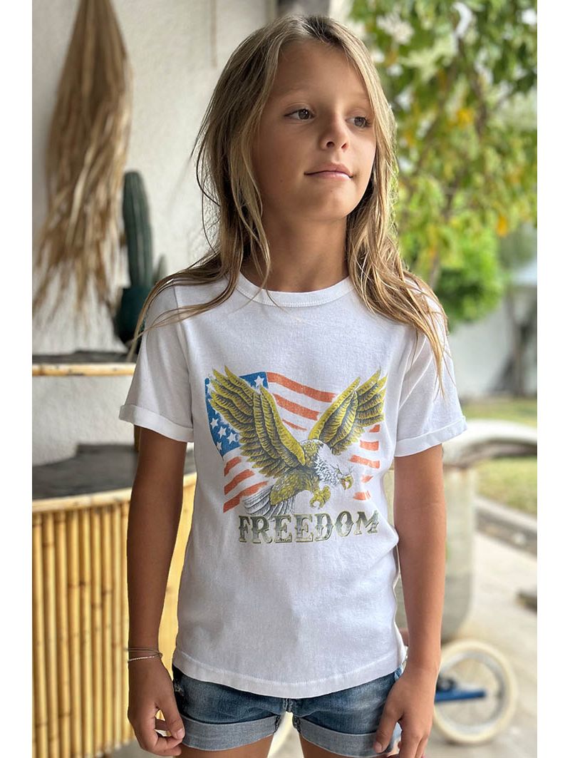 T-shirt enfant bio Freedom - Coton doux et confortable - Fabulous Island